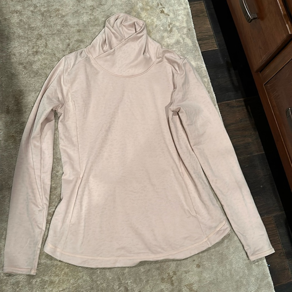 Calia light pink mock neck sweatshirt